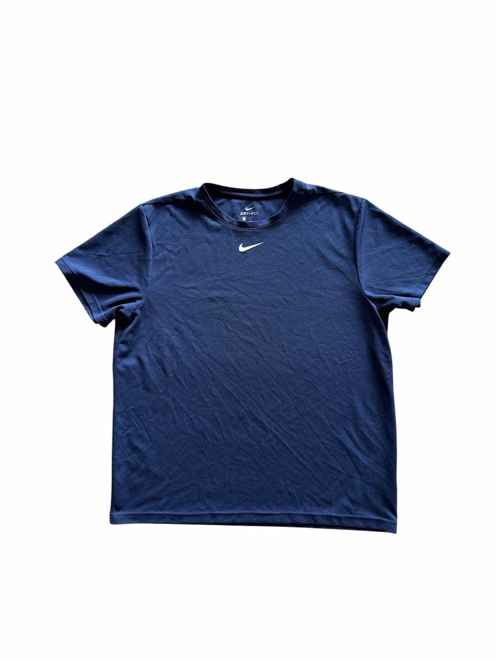Nike Dri-FIT Navy Blue Training Shirt Men’s XL Athletic Performance Tee